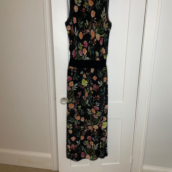 Theory Lewie Sleeveless Floral Dress, Size M - Picture 4 of 9